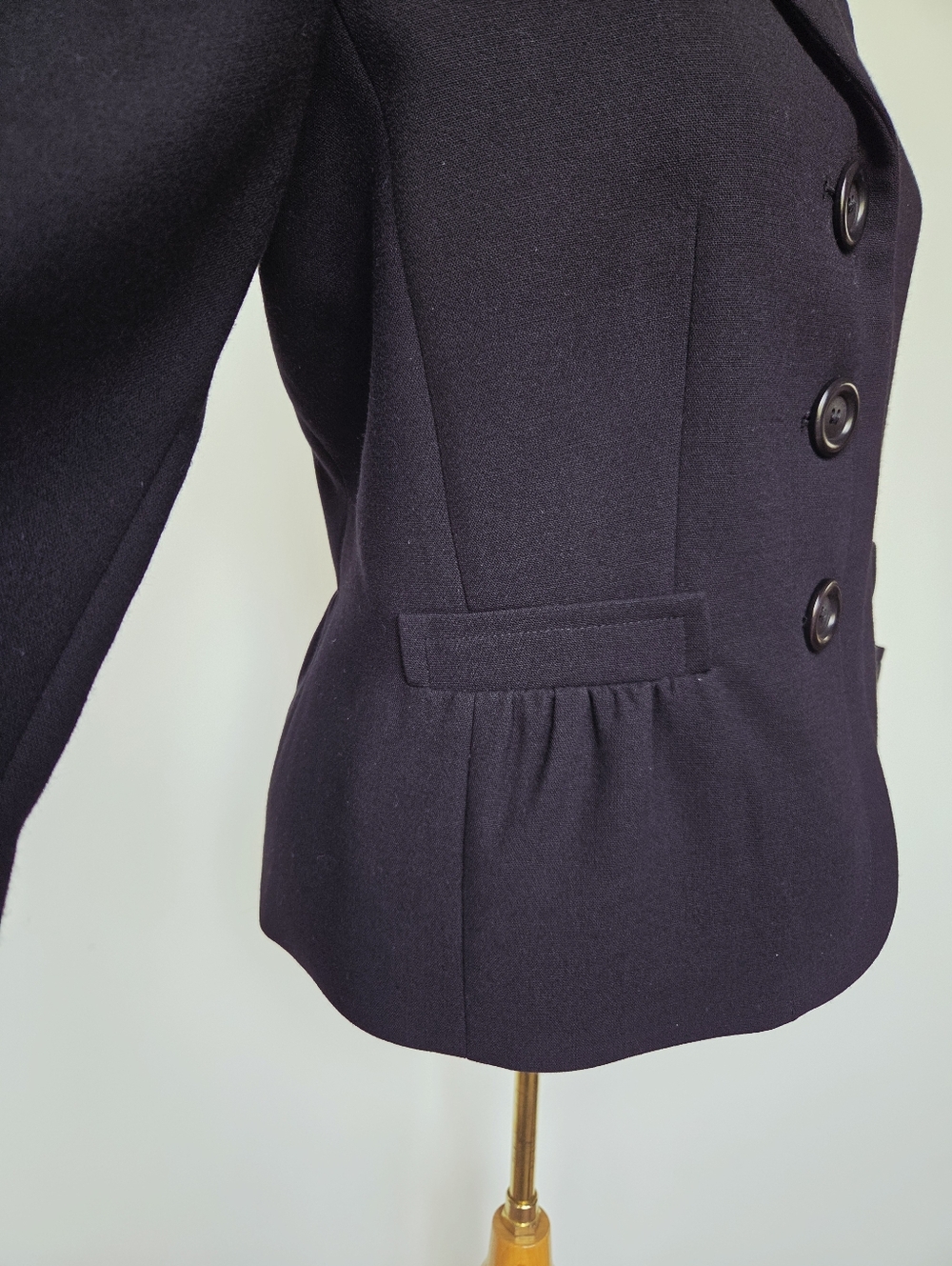 Talbots Black Blazer Size-8P - Picture 6 of 12